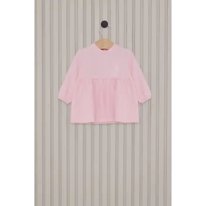 US POLO KIZ BEBEK ELBİSE - A.PEMBE