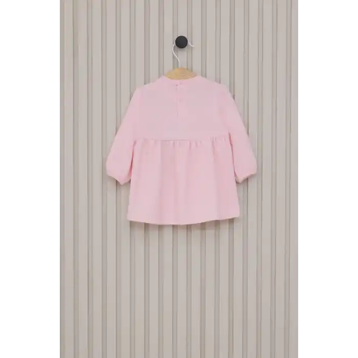 US POLO KIZ BEBEK ELBİSE - A.PEMBE