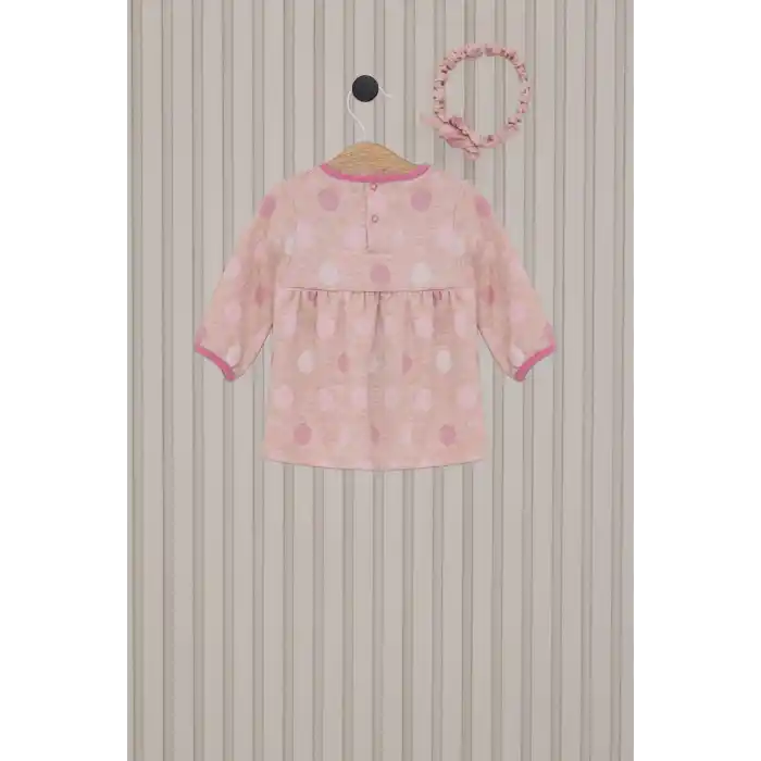 US POLO KIZ BEBEK ELBİSE - KARANFİL