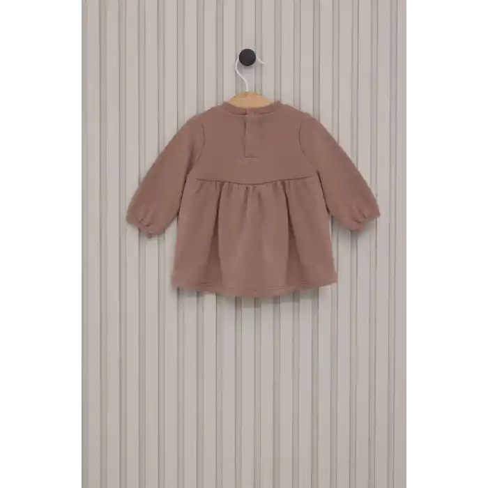 US POLO KIZ BEBEK ELBİSE - VİZON