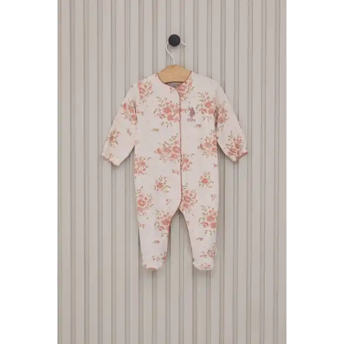 US POLO KIZ BEBEK PATİKLİ TULUM  - A.BEJ