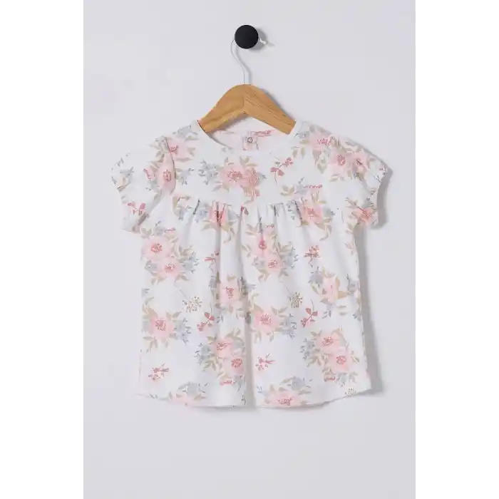 U.S.POLO ASSN. KIZ BEBEK ELBİSE - Beyaz