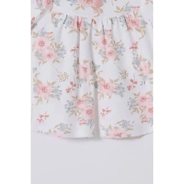 U.S.POLO ASSN. KIZ BEBEK ELBİSE - Beyaz