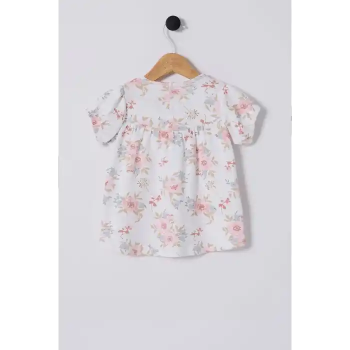 U.S.POLO ASSN. KIZ BEBEK ELBİSE - Beyaz