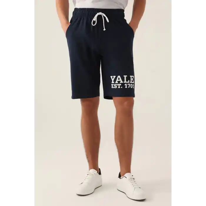 YALE ERKEK BERMUDA - LACİVERT