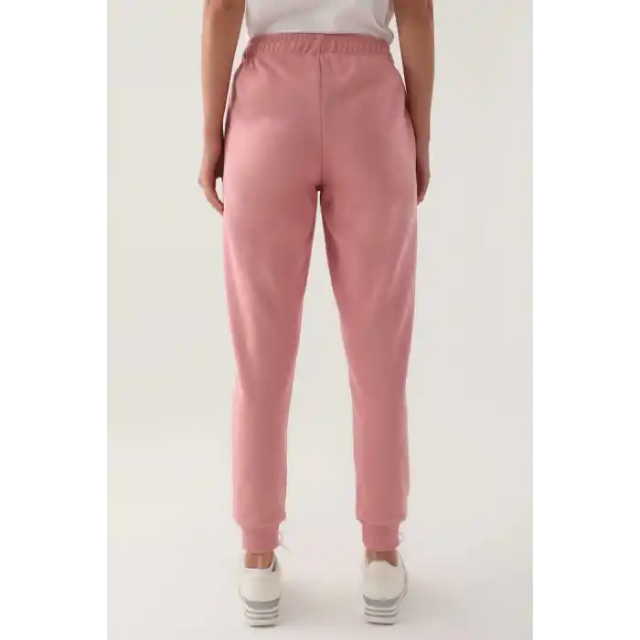 YALE KADIN TEK ALT  - RETRO PEMBE