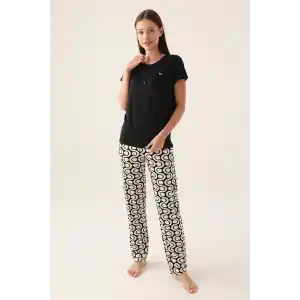 ARNETTA KADIN İKİLİ TAKIM - SİYAH