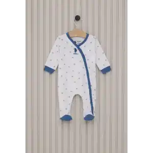 ERKEK BEBEK PATİKLİ TULUM - KREM