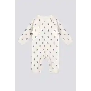 ERKEK BEBEK PATİKSİZ TULUM - KREM