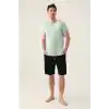 ARNETTA ERKEK BERMUDA TAKIM - SU YEŞİLİ