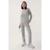 ARNETTA KADIN EŞOFMAN TAKIM - GRİ MELANJ