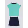 ERKEK BEBEK KISA KOL TSHIRT 2 Lİ TAKIM - PARLAK MİNT