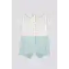 ERKEK BEBEK POLO YAKA TULUM - SU YEŞİLİ