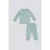KIZ BEBEK UZUN KOL 2Lİ TAKIM - A.MİNT