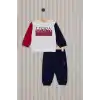 US POLO ERKEK BEBEK 2LI TAKIM - KREM