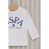 US POLO ERKEK BEBEK 2LI TAKIM  - KREM SAX