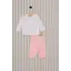 US POLO KIZ BEBEK 2LI TAKIM - KREM
