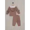 US POLO KIZ BEBEK 3LU TAKIM  - VİZON
