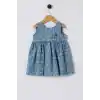 U.S.POLO ASSN. KIZ BEBEK ELBİSE - MAVİ