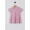 U.S.POLO ASSN.KIZ BEBEK ELBİSE - SOFT PEMBE