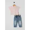 U.S.POLO KIZ BEBEK 2Lİ TSHIRT TAKIM - SOMON
