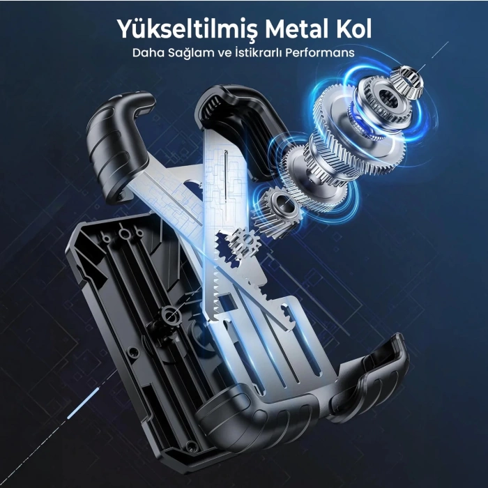 360° Derece Ayarlanabilen Gidon Bağlantılı Bisiklet Motosiklet İçin Abs 4-7.8″ İnç Telefon Tutucu