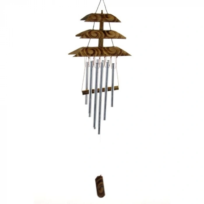 Bambu Metal Çanlı Rüzgar Çanı