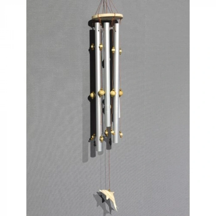 Boncuklu Metal Rüzgar Çanı Model 1