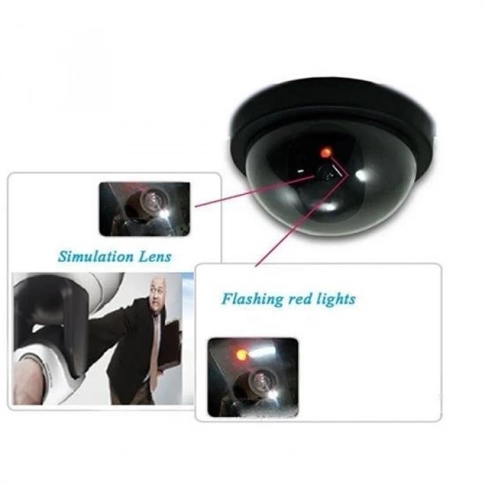 BUFFER® Gerçek Görünümlü Sahte Maket Güvenlik Kamerası