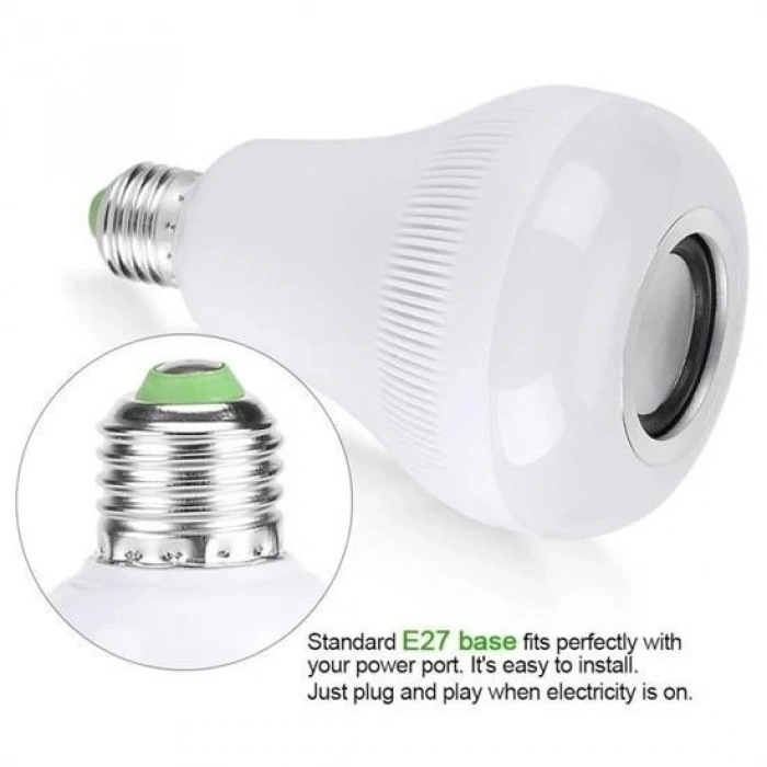 BUFFER® Kumandalı Bluetooth Hoparlör Ampul LD-37