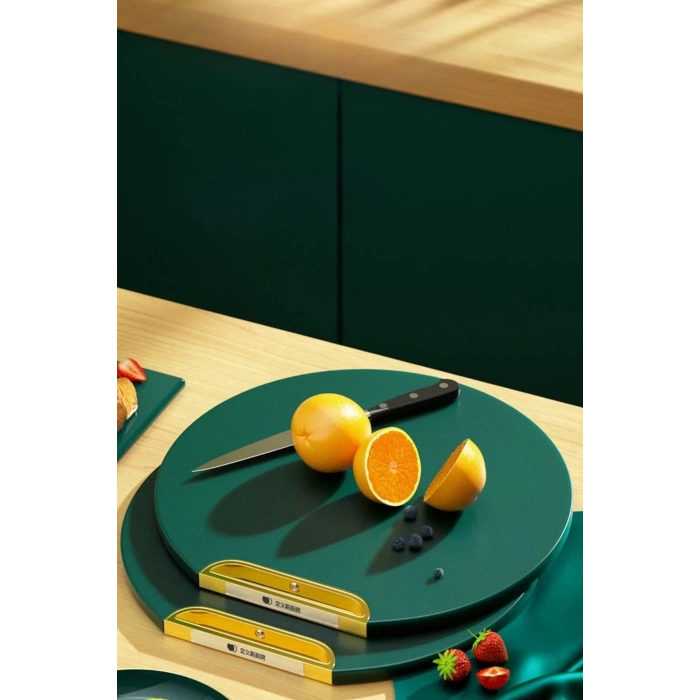 BUFFER® Mutfak Sebze,Meyve,Et,Balık,Ekmek Doğrama Kesme Tahtası Standlı Kesim Panosu