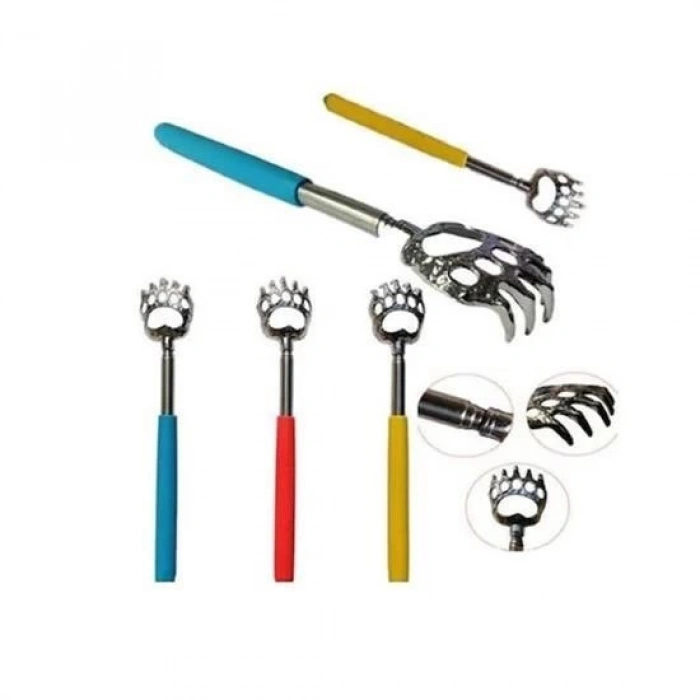 BUFFER® Pratik Kolay Teleskopik Metal Sırt Kaşıma Kaşağı Aleti Aparatı