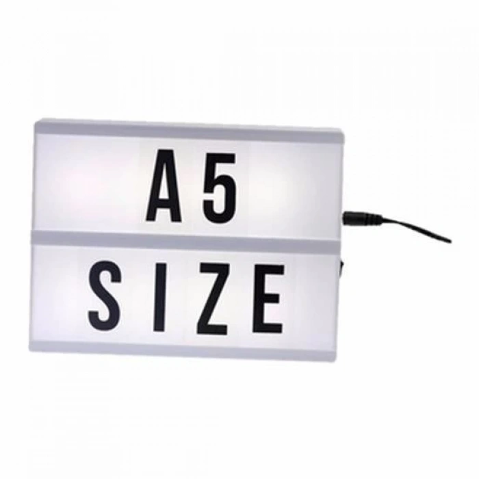 BUFFER® Sinematik Lightbox Dekorasyon Aydınlatma Aksesuarları (A5 Boyut)