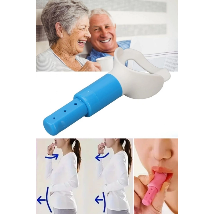 BUFFER® Taşınabilir Karın Kası Çalıştırıcı Solunum Egzersiz Eğitmeni Nefes Egzersiz Aparatı