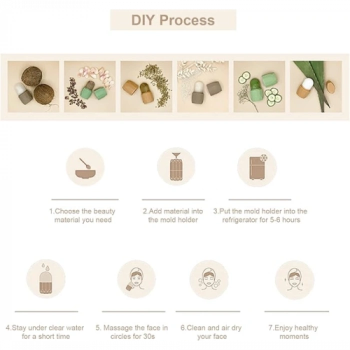 Cilt Bakım Buz Yüz Silindiri