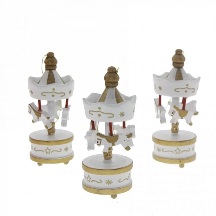 Dekoratif 6&039lı Beyaz Mini Atlı Karınca