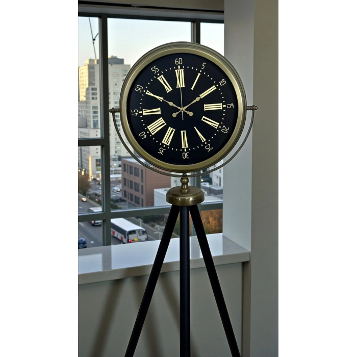 Eskitme İhtişam Tripod Ayaklı Saat