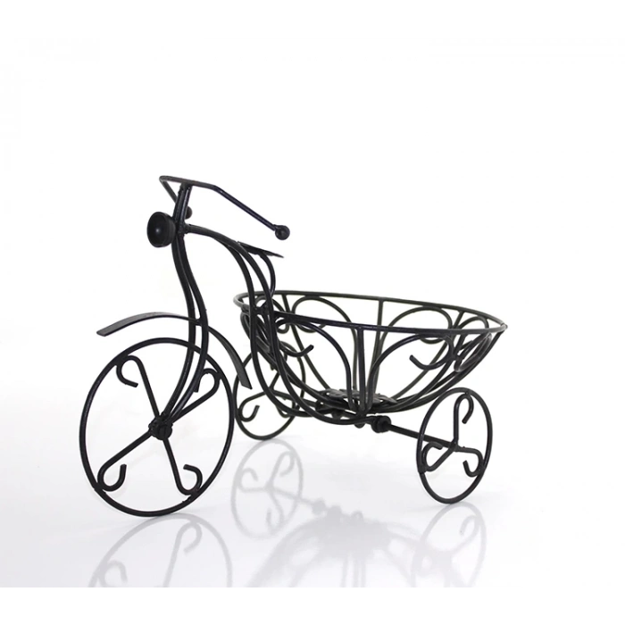 Ferforje Dekoratif Bisiklet Çiçeklik St00077