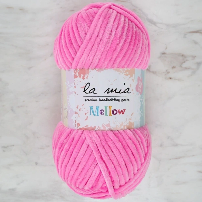 La Mia Mellow Koyu Pembe El Örgü İpi - 948 - 34182
