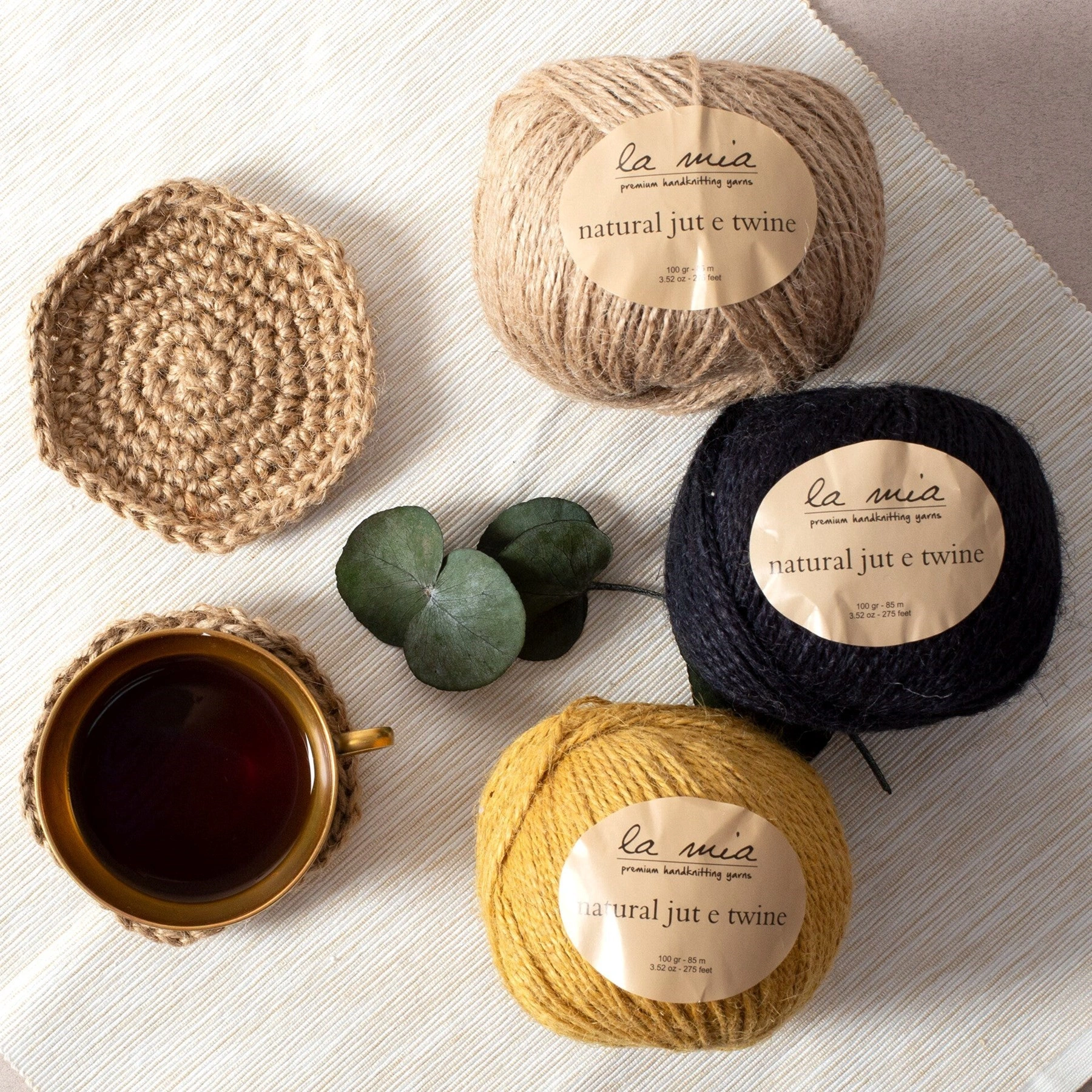 La Mia Natural Jute Twine 100 gr Kahverengi Jüt İp - L214 - 34106