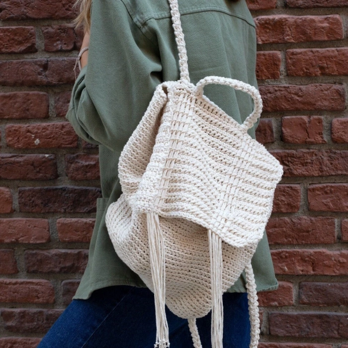 Loren Cotton Macrame Gri - R081 - 34358