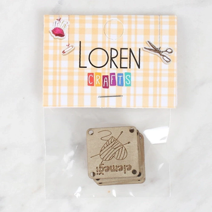 Loren Crafts Elemeği Deri Arma 5 Adet - 1569