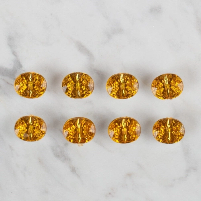 Loren Crafts hardal sarısı 8 li düğme - 242