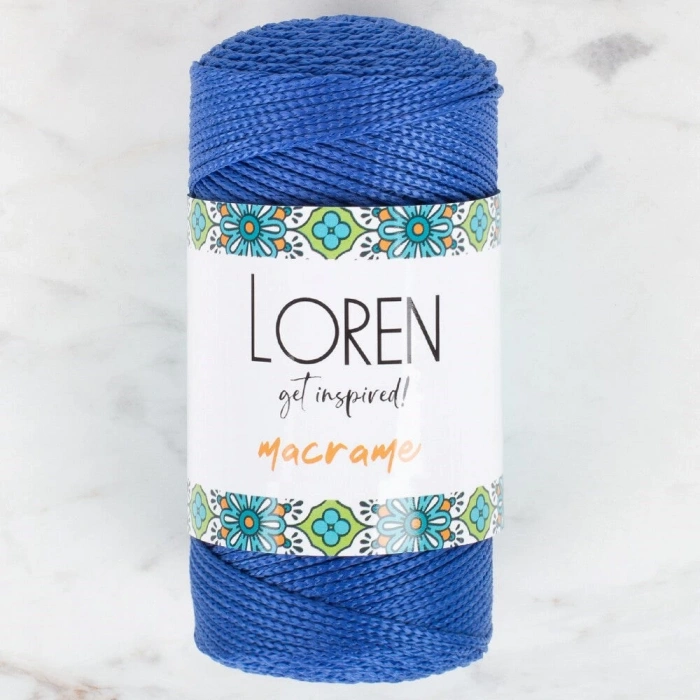 Loren Macrame Saks Mavi El Örgü İpi - RM 0252 - 34352