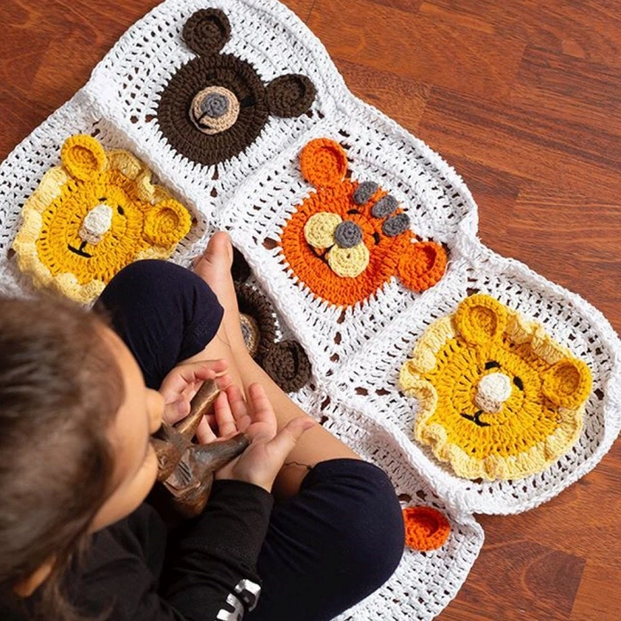 Loren Natural Cotton Küf Yeşili El Örgü İpi - R089 - 33926