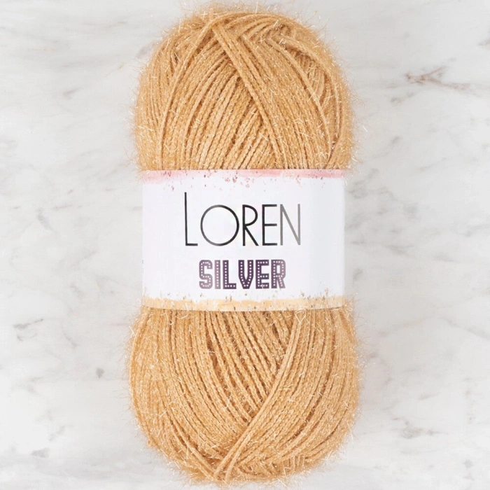 Loren Silver Bej El Örgü İpi - RS00100 - 34095