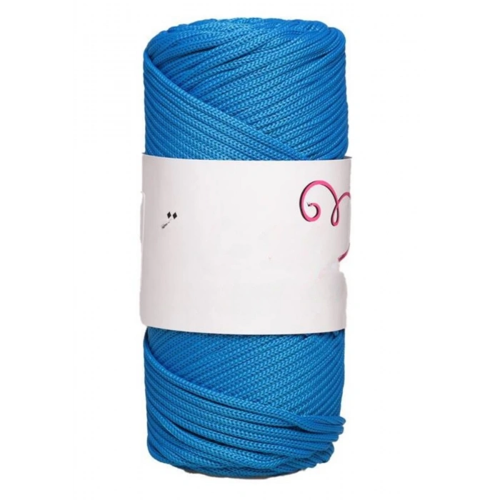 Makrome İpi 3mm Polyester Mavi