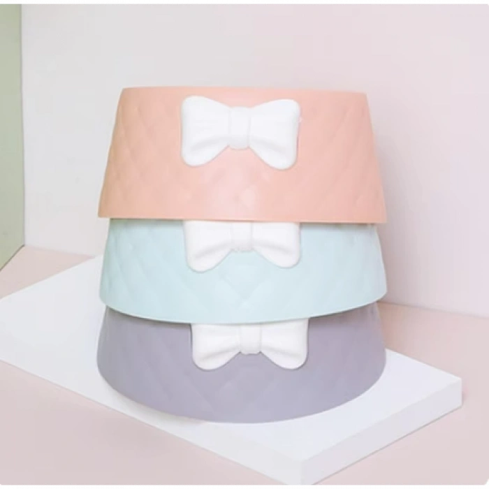 Mikopet Şık Desenli Fiyonklu Mama Kabı