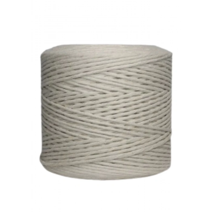 Pamuk Makrome 4 mm İp Krem