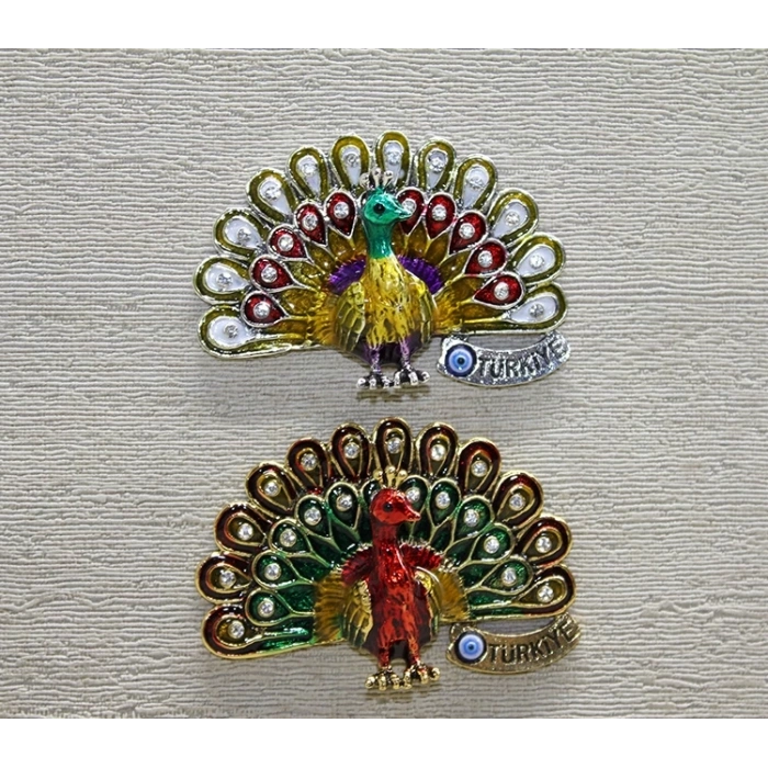 Swaroski Tavuskuşu Magnet Alk3852